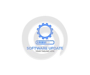 Digital software development , programming, testing cross platform code logo design. Technology software of business vector design