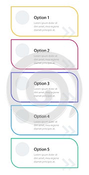 Digital solutions rectangular infographic template