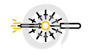Digital Sound Wave Equalizer Vector Graphic for Audio Visualization, vector design Generative AI