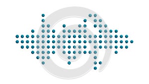 Digital Sound Waves Pattern Vector, Audio and Technology Visual, vector design Generative AI