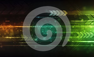 Digital Speed technology, Abstract technology background, Binary Code Background