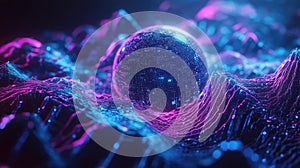 Digital sphere processing data on network lines