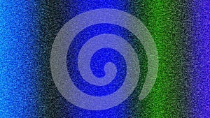 Digital static noise pattern with gradient color bars, abstract background