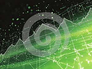 A digital stock market chart photo