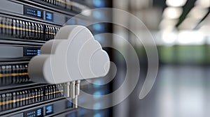 Digital storage: cloud technology, secure access, remote backup, virtual space, file hosting, scalable solution