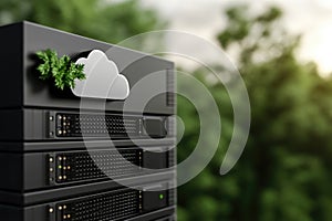 Digital storage: cloud technology, secure access, remote backup, virtual space, file hosting, scalable solution