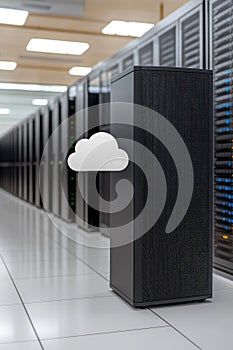 Digital storage: cloud technology, secure access, remote backup, virtual space, file hosting, scalable solution