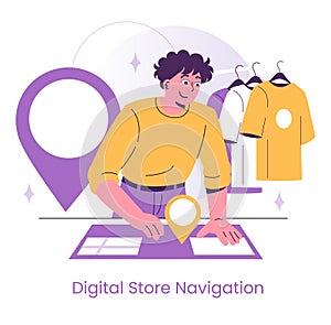 Digital Store Navigation: Interactive Engagement