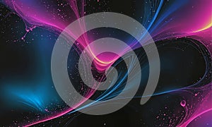 digital swirling, abstract pattern in shades blue, pink, and purple, with gradient effect transitioning from