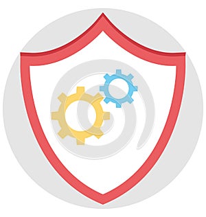 Digital System Color Isolated Vector Icon that easily can be modified and edit.