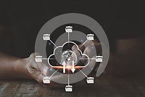 Digital system for transferring documents. FTP(File Transfer Protocol).