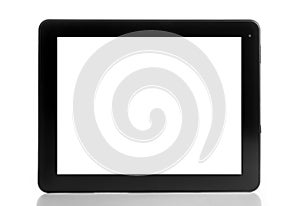 Digital tablet pc isolated on white background