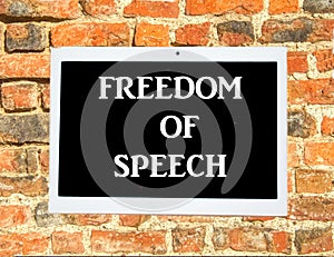 freedom of speech