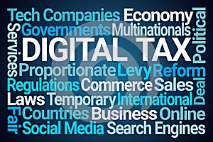 Digital Tax Word Cloud