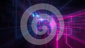 Digital technologies, cloud computing, digital future, information transfer. Abstract technology big data background concept.