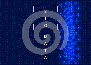 Digital technology abstract background. Artificial intelligence,