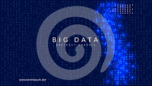 Digital technology abstract background. Artificial intelligence,