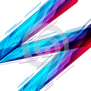 Digital technology rainbow gradient concept vector illustration