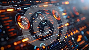 Digital technology, data processing and engineering, cloud computing concept. Computer programmer coding on laptop, database