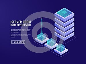 Digital,technology,,data,server,,cloud,storage,,encryption,and,security,,database,icon