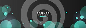 Digital technology header or banners. Geometric abstract background with abstract geometric design. Futuristic communication