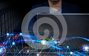 Digital technology Internet Wi-Fi network connection, network