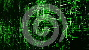 Digital Technology Network Data and Communication Concept Abstract Background