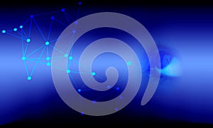 Digital technology world. Business virtual concept. global network connection and communication concept.