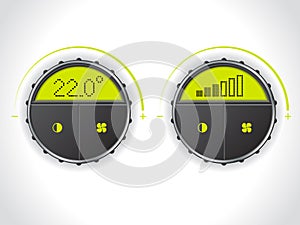 Digital temperature and fan control