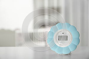 Digital temperature and humidity control in baby room interior