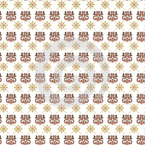 Digital textile butta pattern design