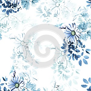 Digital textile design geometrical, traditional seamless pattern for fabric printing. Seamless floral pattern background,.