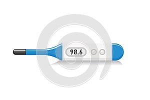 Digital thermometer icon. Clipart image