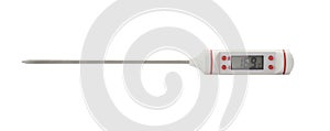 Digital thermometer for snow or soil temperature