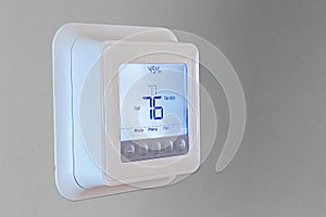 Digital Thermostat, Closeup