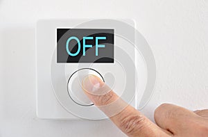 Digital thermostat photo