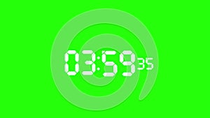 Digital time - Four O\'clock GMT alarm buzzer countdown