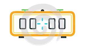 Digital Timer or Clock Display Vector Icon, vector design Generative AI