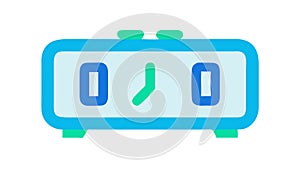 Digital Timer Clock Icon, Countdown and Time Measurement Device, vector design Generative AI