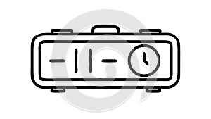 Digital Timer Control, Countdown, Schedule, vector design Generative AI