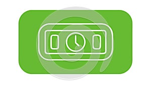 Digital Timer Countdown Display Interface Vector, vector design Generative AI