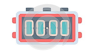 Digital Timer Display Icon Vector, vector design Generative AI
