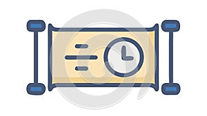 Digital timer display: Precise time management countdowns, vector design Generative AI