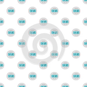 Digital timer pattern seamless vector