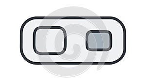 Digital Toggle Switch On-Off Interface UI Element, vector design Generative AI