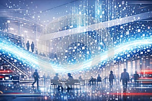 Digital Transformation in the Modern Workspace: AI Data Visualization and Collaborative Tech Hub