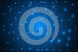 Digital transformation technology abstract background.