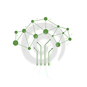 Digital tree made of circuits