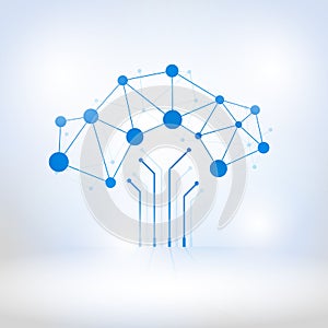 Digital tree made of circuits