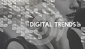 Digital Trends Technology Design Electronic Concept